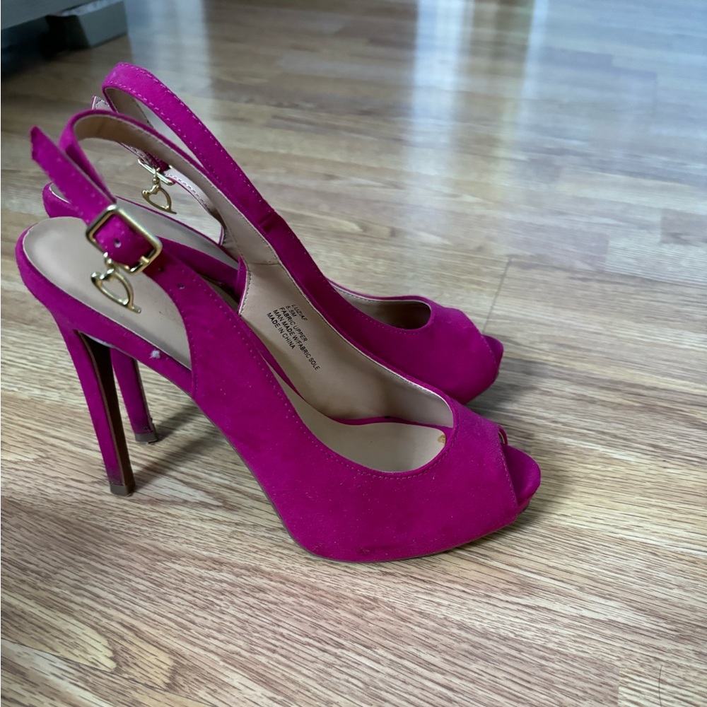 Thalia Sodi Suede Kitten Heels